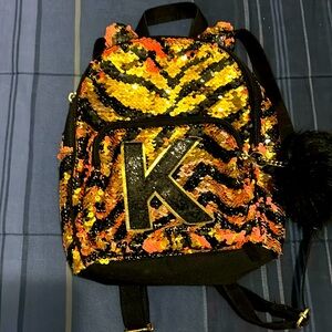 Mini letter K backpack